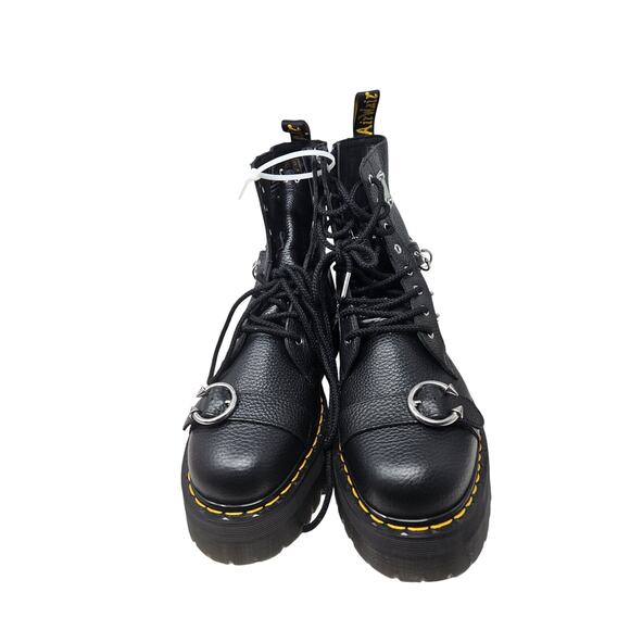 NEW Dr. Martens 14 Jadon Piercing Black Chunky Combat Leather Boot Goth Punk main image 2